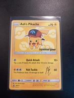 Ash's pikachu sun and moon promo 111, Hobby en Vrije tijd, Verzamelkaartspellen | Pokémon, Ophalen of Verzenden, Losse kaart, Zo goed als nieuw