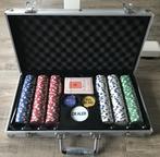 Nieuw pokerkoffer 300 chips compleet Texas Hold'em, Ophalen, Nieuw