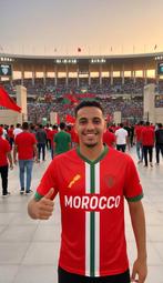 Marokko shirts wk 2026, Kleding | Heren, Ophalen of Verzenden, Nieuw, Overige maten, Zwart