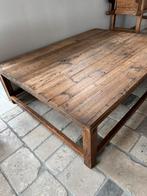 Salontafel groot en van mooi doorleefd hout, Ophalen, Gebruikt, Minder dan 50 cm, Grenenhout