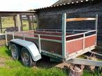 Verdonk dubbelasser aanhangwagen met kenteken, Auto diversen, Ophalen, Gebruikt