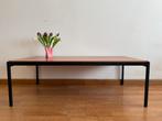 Prachtige vintage salontafel - strak design Gispen teakhout, Ophalen, 100 tot 150 cm, 50 tot 100 cm, Zo goed als nieuw
