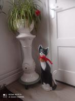 Vintage wood hout decoratie kat hoogte 63 CM, Verzamelen, Beelden en Beeldjes, Ophalen of Verzenden, Zo goed als nieuw, Dier
