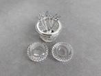 *Zilver zoutbakje - zoutvaatje - zoutlepeltjes, Ophalen of Verzenden, Zilver