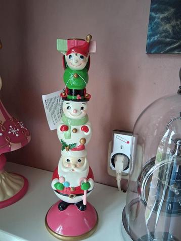 Kerst Kandelaar - Santa, Sneeuwpop, Elf beschikbaar voor biedingen