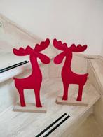 2 leuke elanden en 2 gouden kandelaars., Ophalen, Gebruikt