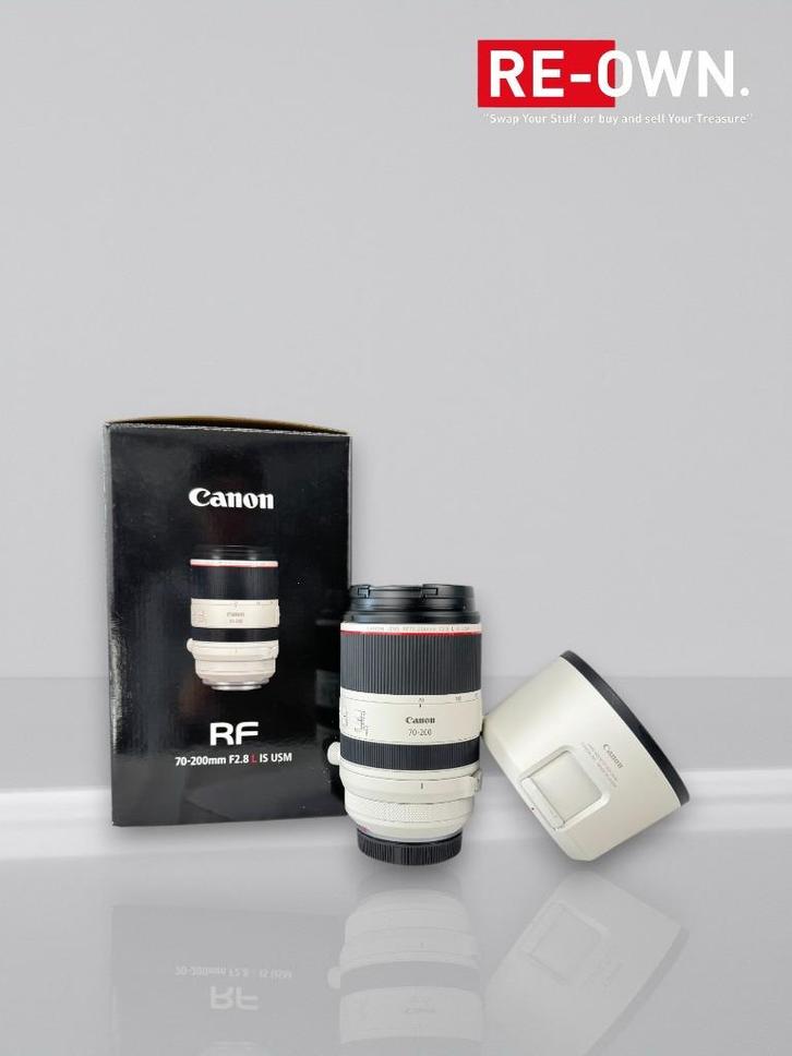 Canon RF 70-200mm F/2.8L IS USM (doos + GRATIS filter), Audio, Tv en Foto, Fotografie | Lenzen en Objectieven, Zo goed als nieuw