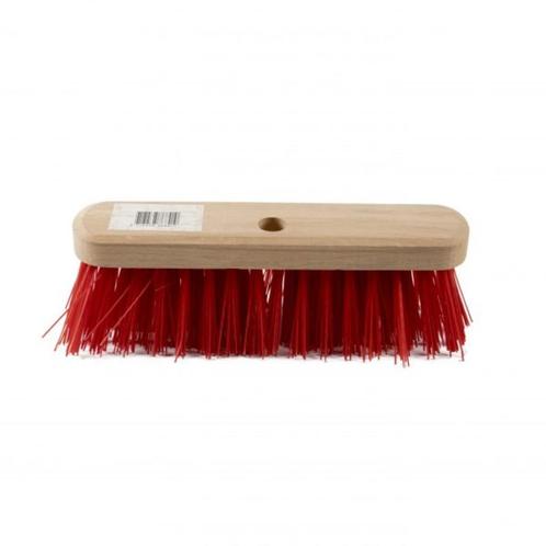 Benson Straatbezem - 29 cm - veerkrachtige rode kunstvezel h, Tuin en Terras, Hand-tuingereedschap, Nieuw, Bezem, Ophalen of Verzenden