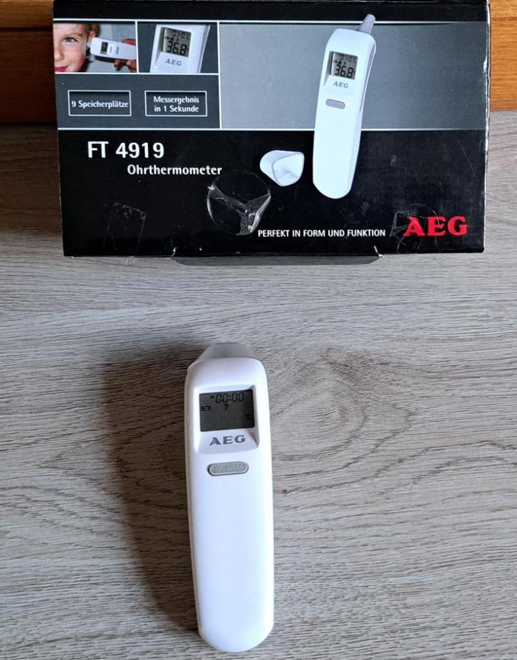 te koop AEG oor meter nieuw in doos, Diversen, Verpleegmiddelen, Nieuw, Ophalen of Verzenden