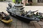 XXL Soldier Force Boot + 2 landingsvaartuigen + helicopter, Ophalen of Verzenden, Zo goed als nieuw