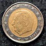 Munt 2 euro 2002 - drukfout - Koning van België, Postzegels en Munten, Munten | Europa | Euromunten, Ophalen of Verzenden, België