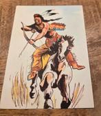 Indiaan op paard met pijl en boog, Verzenden, Ongelopen, Overige thema's