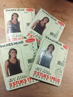 Nieuwe dames hemden dubbelpak S M L XL XXL bruin, Vanessa, Maat 46/48 (XL) of groter, Nieuw, NVT