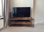 TV Meubel Sahara Mango Hout Japandi- HUUS, Ophalen, Gebruikt, 100 tot 150 cm, Minder dan 100 cm