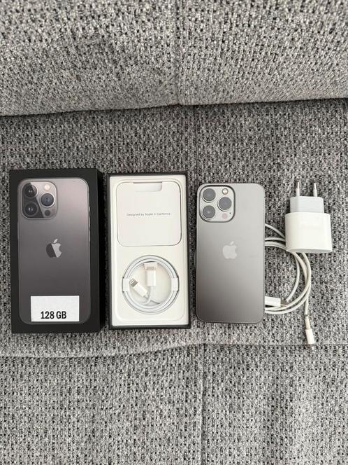 Apple iPhone 13 Pro Graphite - 128 GB, Telecommunicatie, Mobiele telefoons | Apple iPhone, Zo goed als nieuw, 128 GB, Zonder abonnement