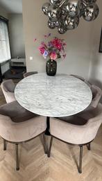 Wit marmere tafel The Grand Interior, Overige materialen, 200 cm of meer, Zo goed als nieuw, Vijf personen of meer