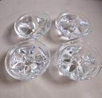 4 kristallen kandelaars Royal Leerdam, Antiek en Kunst, Ophalen of Verzenden