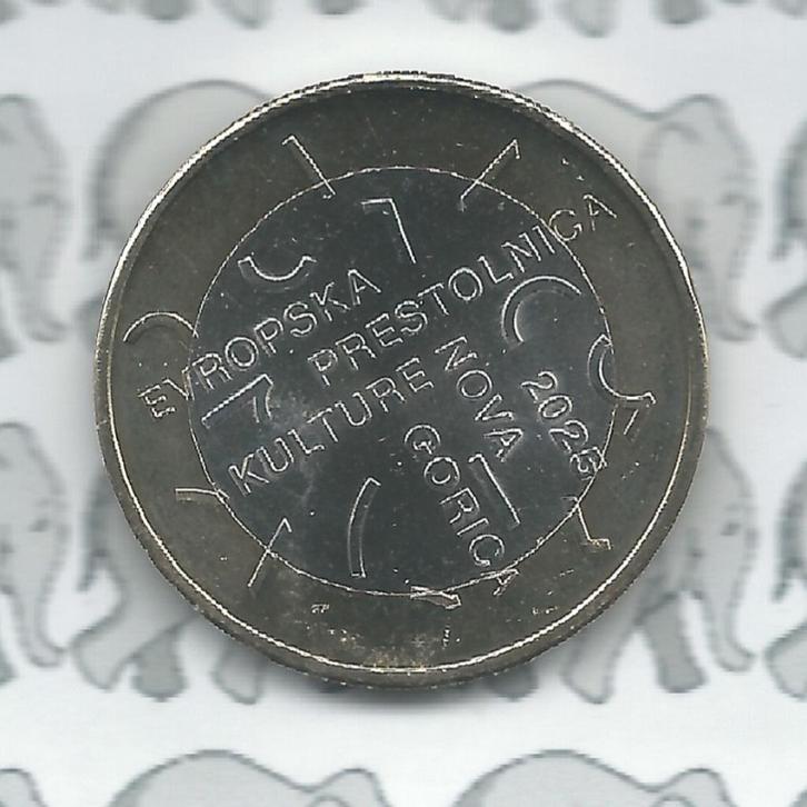 Slovenië 3 euro 2025 (20e) "Gorica-Cultuur Hoofdstad Europa", Postzegels en Munten, Munten | Europa | Euromunten, Losse munt, Overige waardes