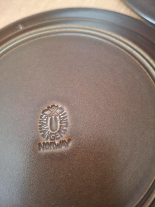 Stavangerflint Norway - Atna bordjes 4x, Antiek en Kunst, Antiek | Servies los, Ophalen of Verzenden