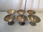 6 antieke Zilveren IJscoupes - Nieuwpoort 90, Antiek en Kunst, Ophalen, Zilver