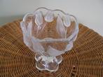 Walther glas * Nadine * decor tulpen * schaal op voet =, Ophalen of Verzenden