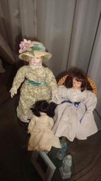 3 kleine hele oude poppetjes, Antiek en Kunst, Curiosa en Brocante, Ophalen of Verzenden