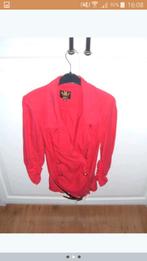 Rood colbert/blouse van shoeby met goudkleurig riem S 3 x ge, Shoeby, Ophalen of Verzenden, Zo goed als nieuw, Maat 36 (S)