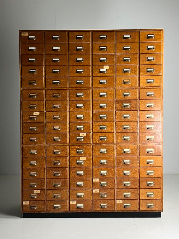 Apothekerskast ladekast XL vintage, Huis en Inrichting, Kasten | Ladekasten, Zo goed als nieuw, Minder dan 100 cm, 25 tot 50 cm