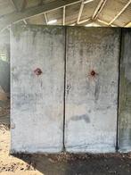 38 stuks beton keerwanden van 300 cm  hoog (sleufsilo wand), Ophalen, Gebruikt