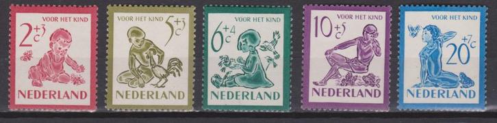 NVPH 563 - 567 ong Kinderzegels 1950 ; Nederland voor 10% CW, Postzegels en Munten, Postzegels | Nederland, Postfris, Na 1940