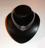 Ketting Bloedkoraal Zilver Klederdracht, Sieraden, Tassen en Uiterlijk, Antieke sieraden, Verzenden, Zilver, Ketting