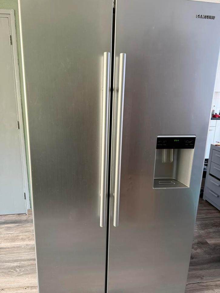 Amerikaanse koelkast, Witgoed en Apparatuur, Koelkasten en IJskasten, Gebruikt, Met aparte vriezer, 200 liter of meer, 160 cm of meer