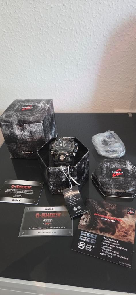 Casio Mudmaster GWG-2000 Full set Nieuw 04.2025 met rekening, Sieraden, Tassen en Uiterlijk, Horloges | Heren, Nieuw, Polshorloge
