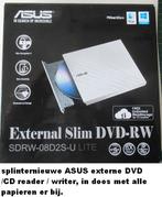 splinternieuw in de doos een ASUS DVD/CD lezer brander, Computers en Software, Ophalen of Verzenden, Nieuw, Extern, Dvd