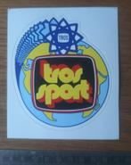 Sticker - Omroep - TROS - Tros sport, Film, Tv of Omroep, Zo goed als nieuw, Verzenden