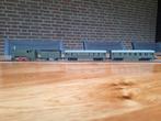 Jouef H0 stoomlocomotief met wagon en rijtuigen, Hobby en Vrije tijd, Gelijkstroom, Jouef, Ophalen of Verzenden, Gebruikt