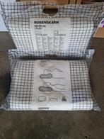 Ikea kussens ROSENSKÄRM Kussen - Nieuw in verpakking 2 x, Ophalen of Verzenden, Nieuw, Wit, Rechthoekig