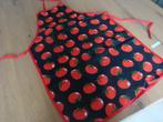 Vrolijke schort met tomaten 100 % katoen nieuw, Huis en Inrichting, Keuken | Textiel, Ophalen of Verzenden, Nieuw, Schort