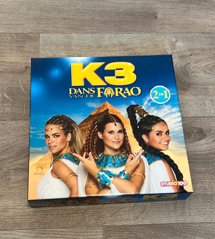K3 spel Dans van de Farao. Zo goed als nieuw. Kadotip, Hobby en Vrije tijd, Gezelschapsspellen | Kaartspellen, Zo goed als nieuw