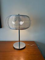 Vintage chrome design mushroom lamp bol, Huis en Inrichting, Lampen | Tafellampen, Ophalen of Verzenden, Gebruikt, Metaal, 50 tot 75 cm