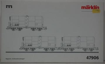 Märklin Spur HO 47906 Wagenset Großraumkesselwagen DB, NEU beschikbaar voor biedingen