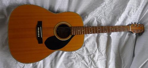 Maxwin 110-E (Pearl) Akoestische gitaar met koffer, Muziek en Instrumenten, Snaarinstrumenten | Gitaren | Akoestisch, Gebruikt
