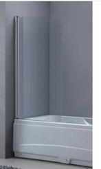 Glazen badwand 140x75 - Handson, Huis en Inrichting, Badkamer | Badkamermeubels, Ophalen, Overige typen, 50 tot 100 cm, Zo goed als nieuw