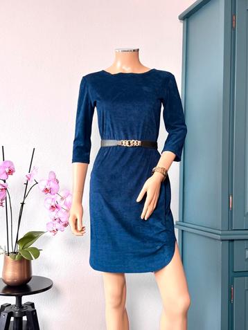 YVESLINE suede jurkje maat M/L - donkerblauw beschikbaar voor biedingen