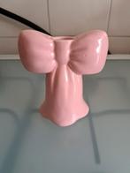 Schattige kandelaar met strik, Overige materialen, Ophalen of Verzenden, Zo goed als nieuw, Rood