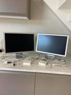 2 Apple Cinema HD display 23 inch, Computers en Software, Ophalen, Kantelbaar, Apple, 60 Hz of minder