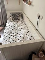 Ikea hemnes uitschuifbaar bed, Huis en Inrichting, Slaapkamer | Bedden, Ophalen, Gebruikt, Eenpersoons, Wit