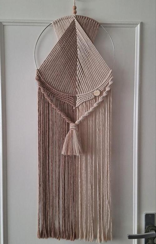 Mooie grote macramé/weef wanddecoratie, nieuw, Huis en Inrichting, Woonaccessoires | Wanddecoraties, Nieuw, Ophalen of Verzenden