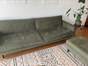 NOUS living 4-zits bank met hocker