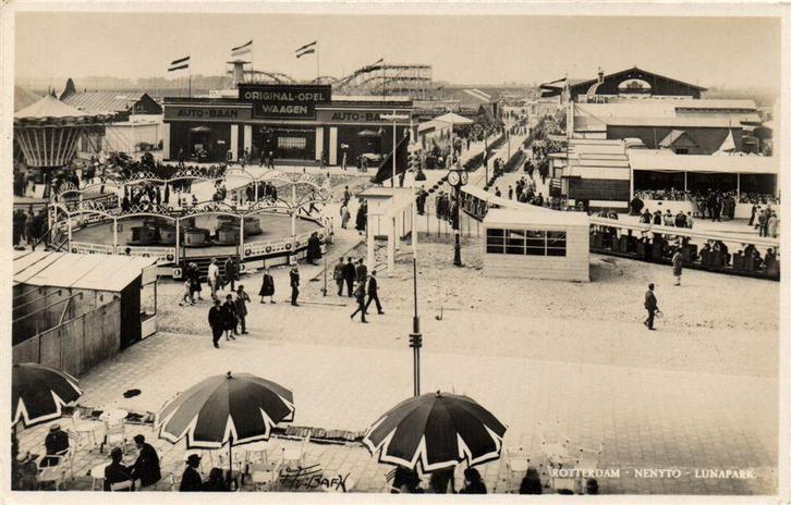 Rotterdam - Nenyto - Lunapark. - volk - ongelopen, Verzamelen, Ansichtkaarten | Nederland, Ongelopen, Zuid-Holland, Voor 1920